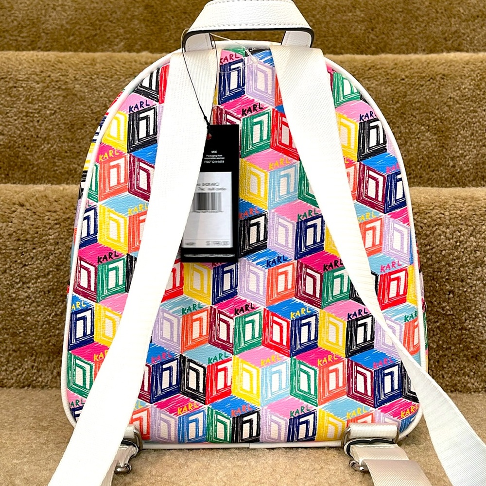 Karl Lagerfeld multi color backpack - Picture 4 of 15